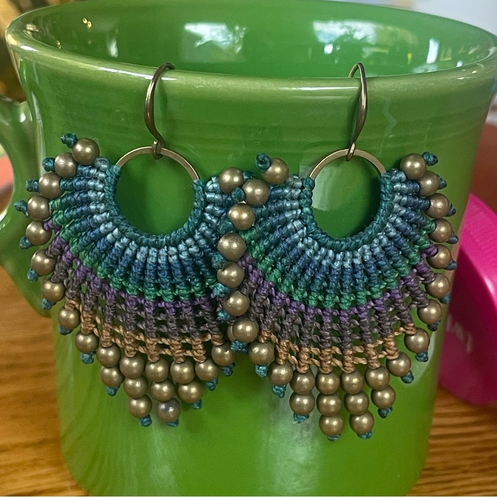 Peacock Earrings